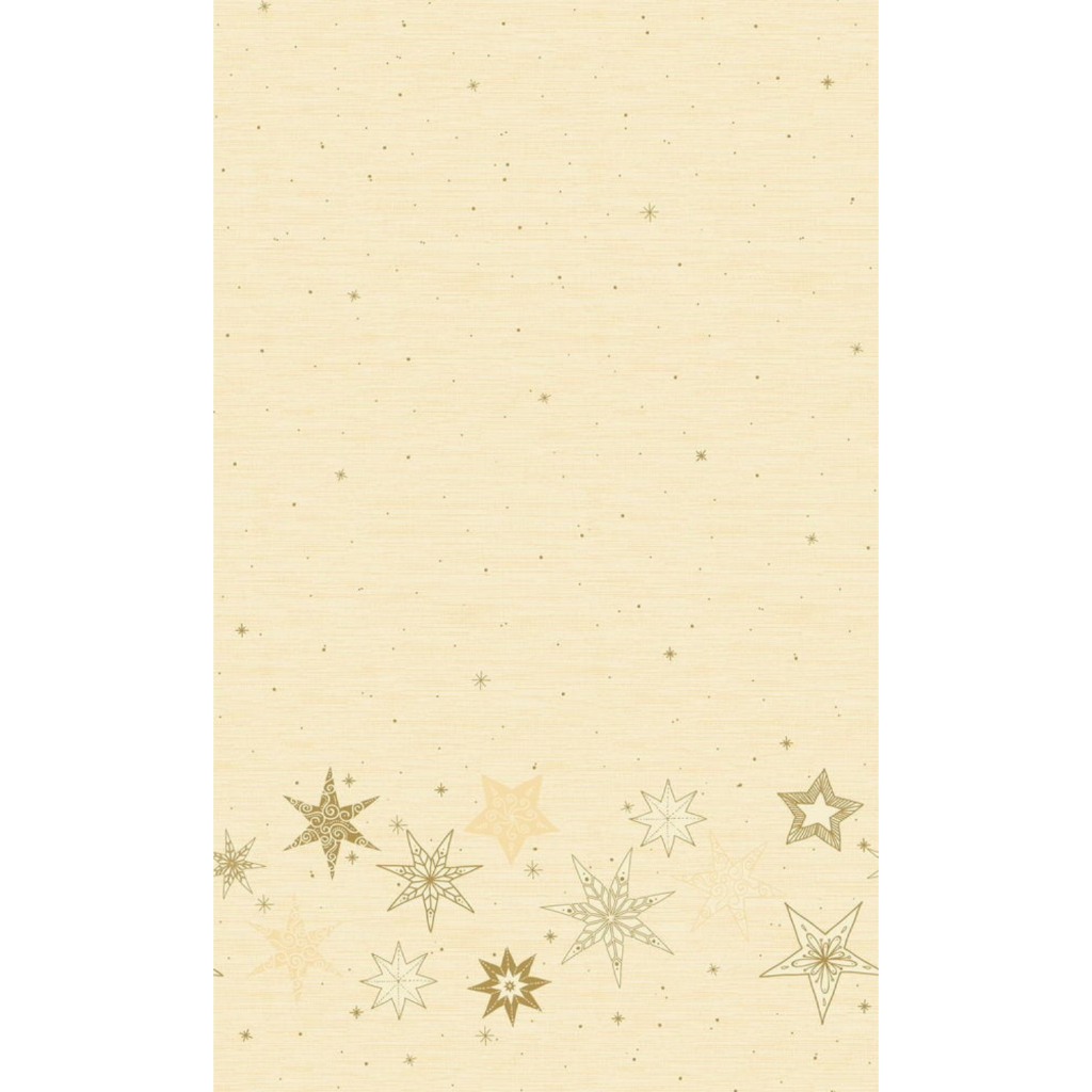 duni gold star papieren tafellaken 138x220 cm