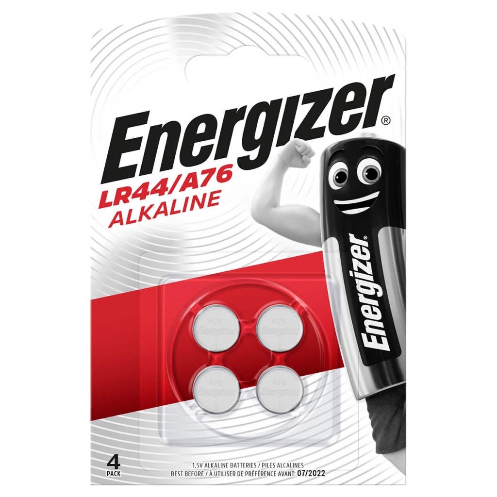 energizer 53541116405 alkaline batterij lr44 4-blister
