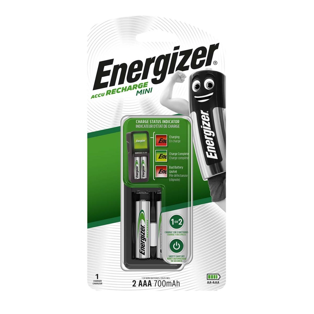 energizer 53542144605 aa/aaa nimh batterij lader