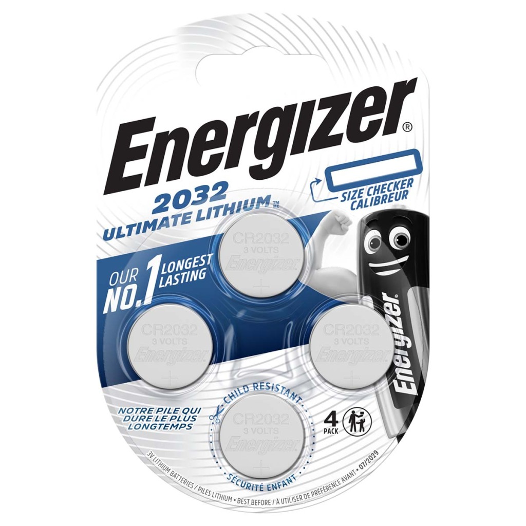 energizer 53542299305 lithium cr2032 ultimate 4-blister