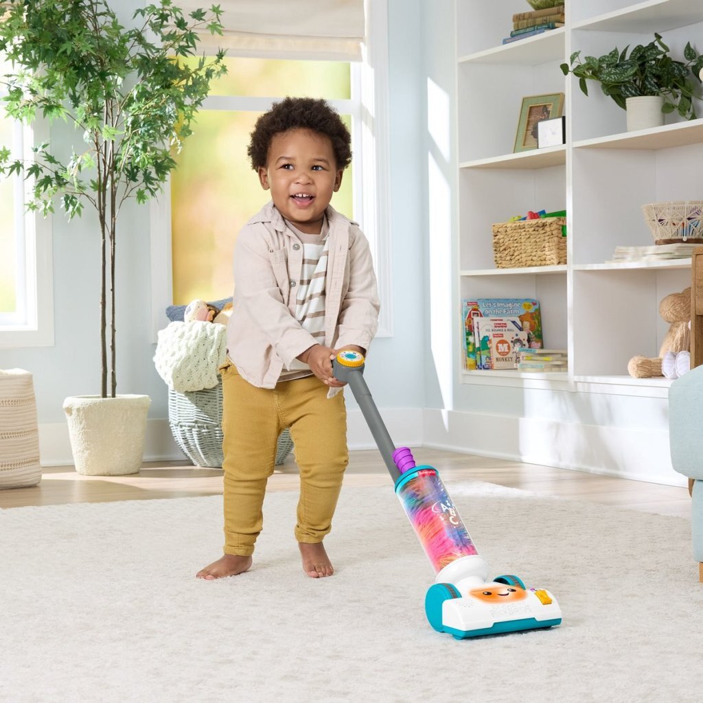 Fisher Price Lach & Leer Stofzuiger + Licht en Geluid
