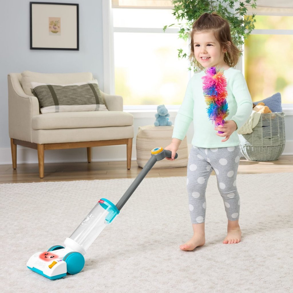 Fisher Price Lach & Leer Stofzuiger + Licht en Geluid
