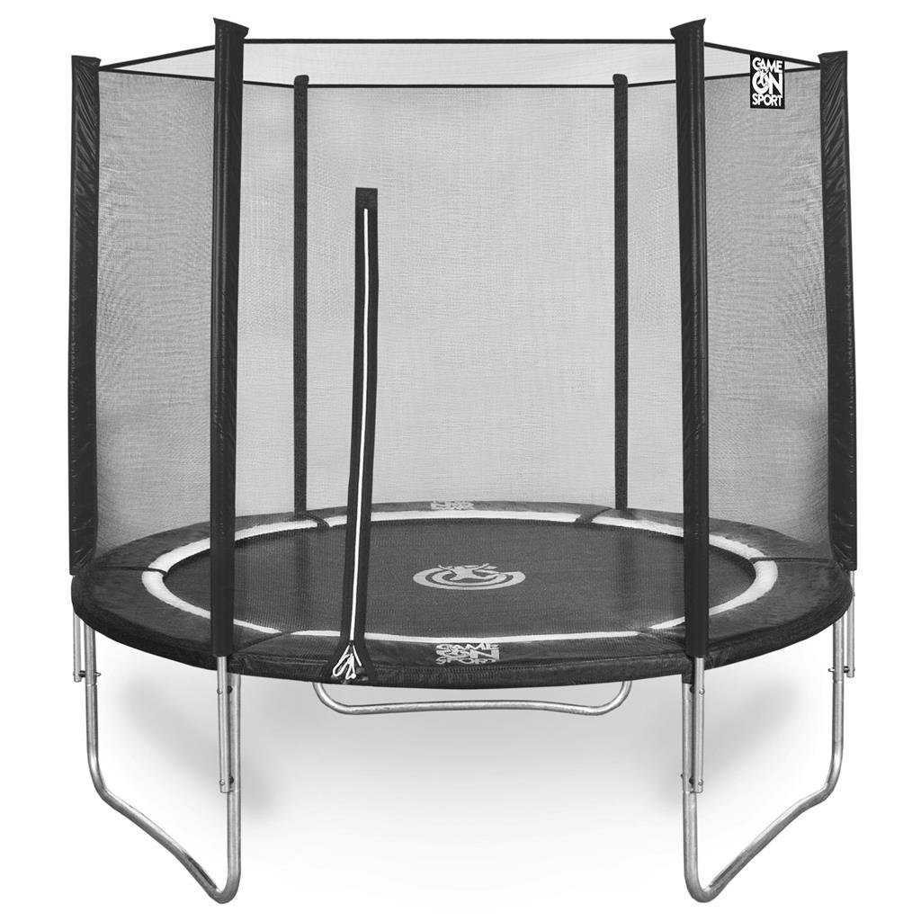 game on sport jumpline trampoline + net 305 cm zwart