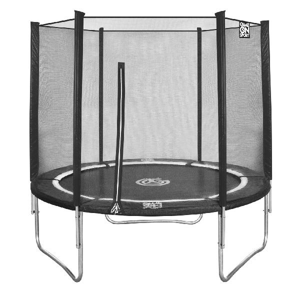 game on sport jumpline trampoline set 244 cm zwart