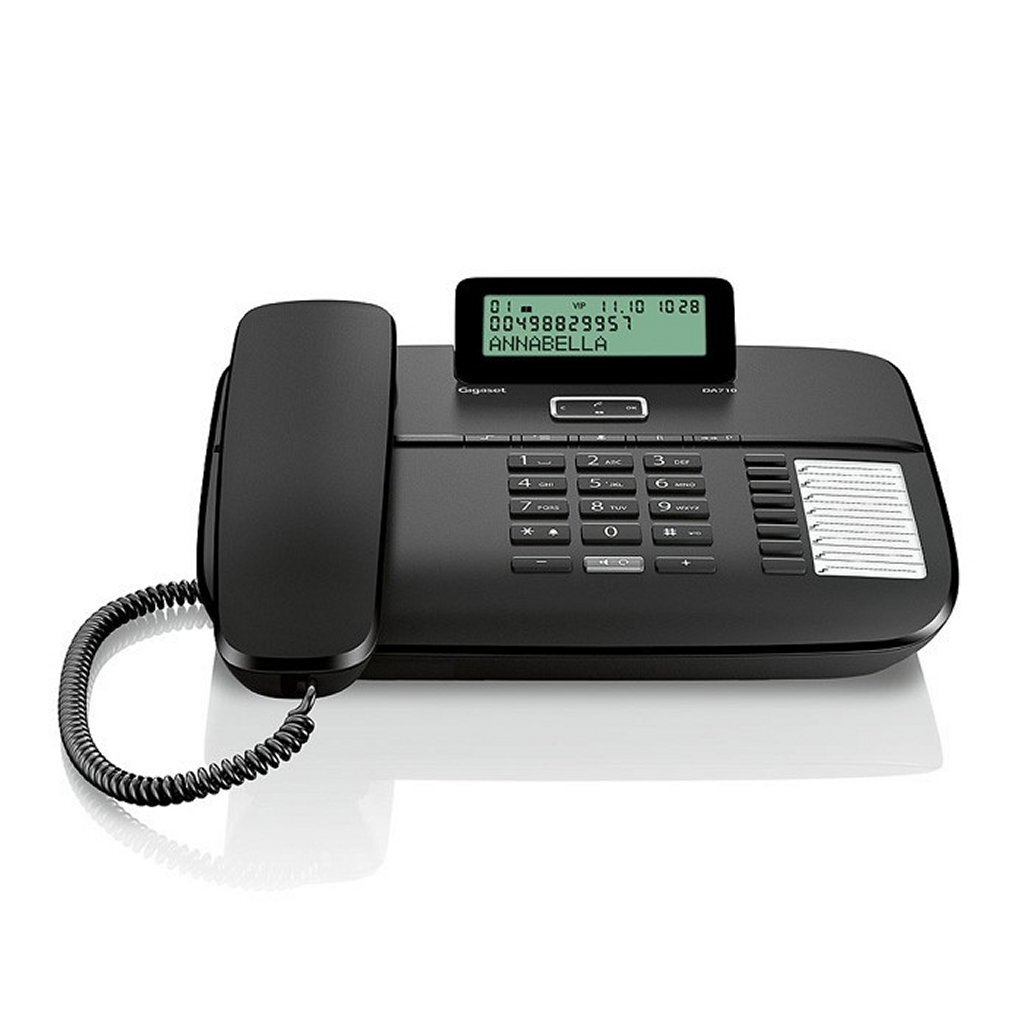 Gigaset DA710 Draadgebonden Telefoontoestel Zwart