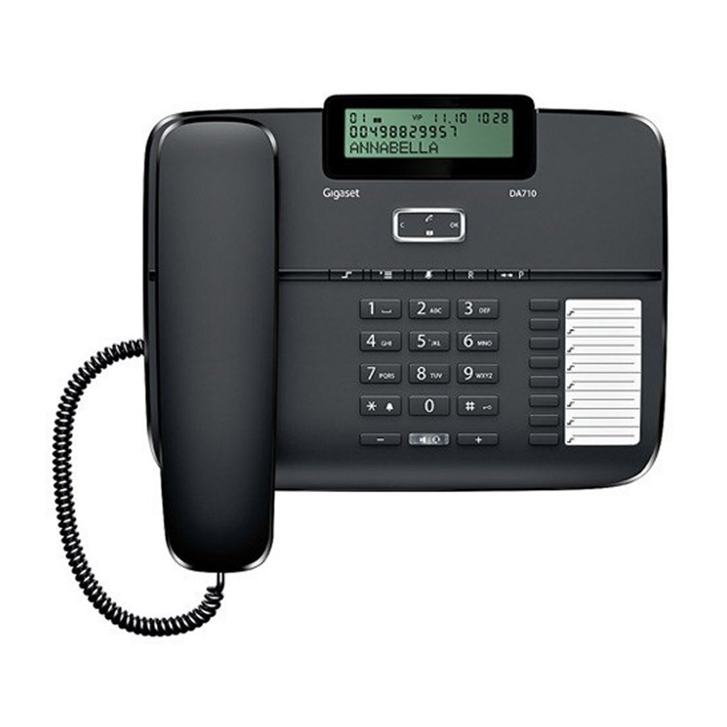 Gigaset DA710 Draadgebonden Telefoontoestel Zwart