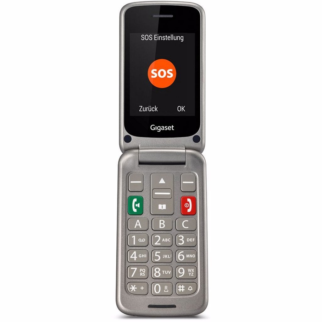 Gigaset Gl590 Mobiele Senioren Telefoon Zilver