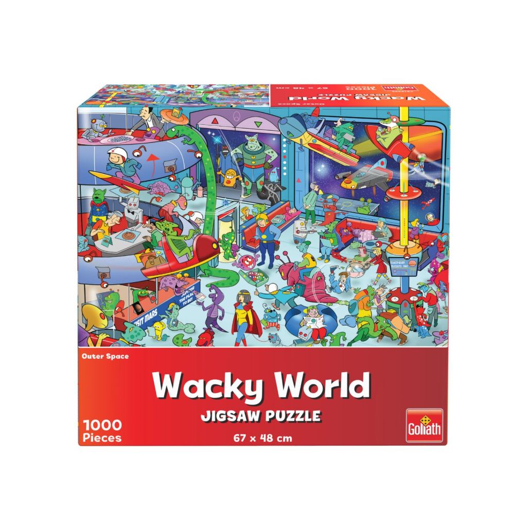 Goliath wacky world puzzel outerspace 1000 stukjes afbeelding