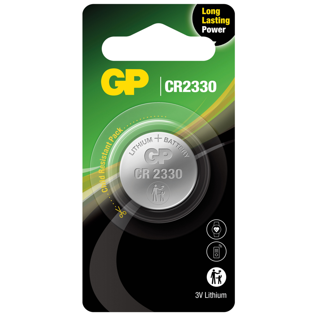 gp cr2330 lithium knoopcel