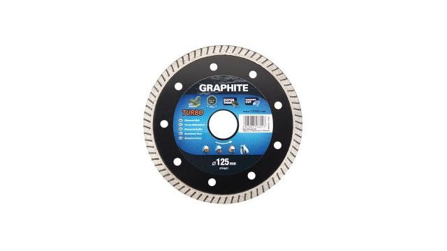 Graphite diamantschijf 125x22x6,0x1,4mm turbo super dun mpa en13236 afbeelding