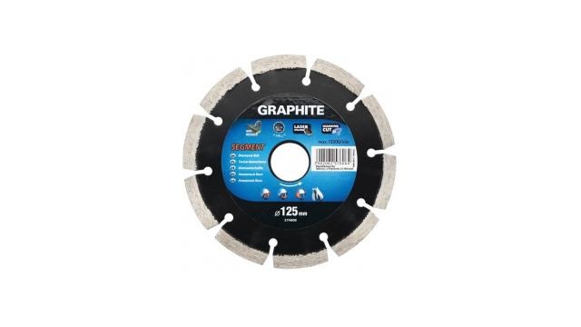 Graphite 57h869 diamantschijf 200x22x8,0x2,4mm, segment, gelaserd, mpa en13236 afbeelding