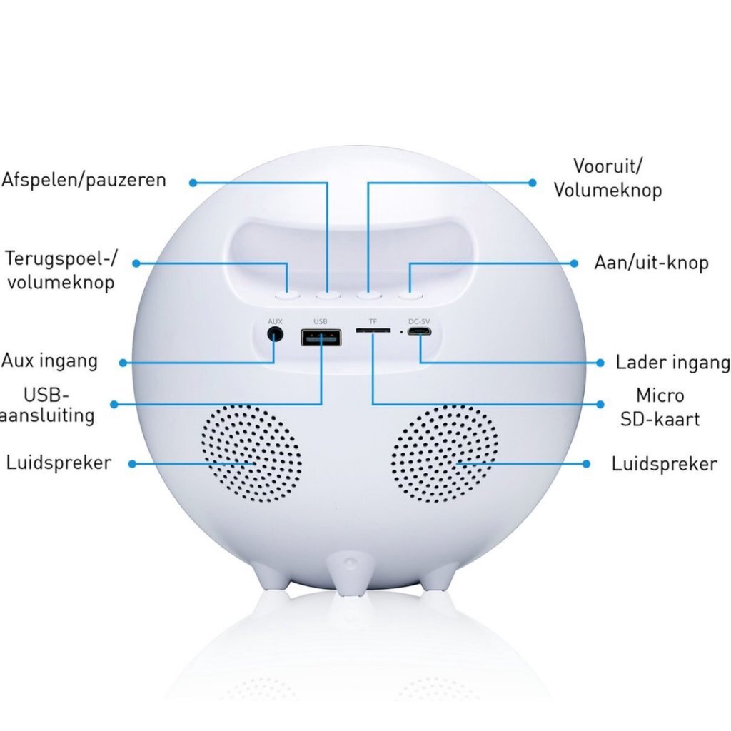 Grundig Wake-Up Light Wekker Wit