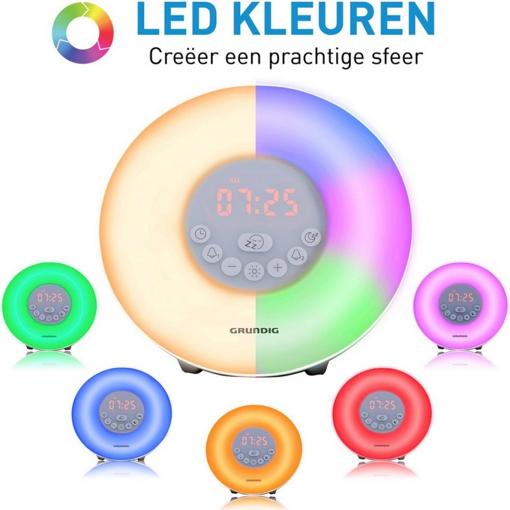 Grundig Wake-Up Light Wekker Wit