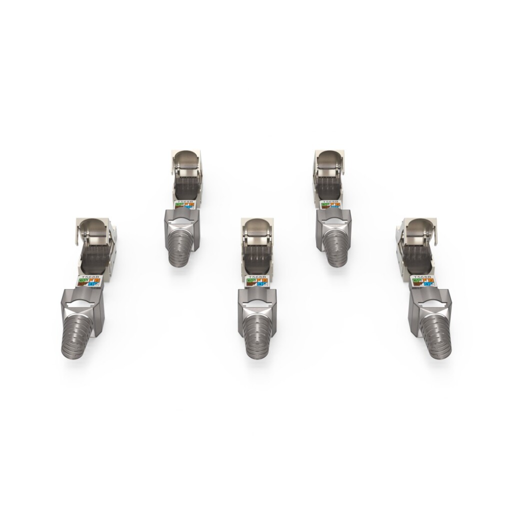 Hama Netwerkstekker CAT-6a 10 Gbit/s 5 Stuks