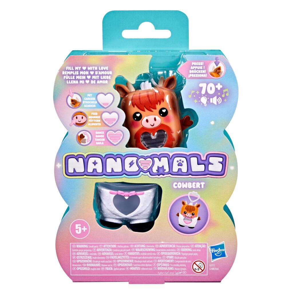 Hasbro Nanomals Highland Cow + Licht en Geluid