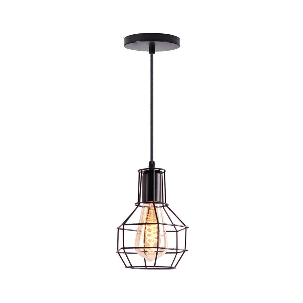 homestyle pro mk003-b industriele hanglamp zwart/metaal