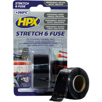 hpx stretch&fuse tape zwart 3m