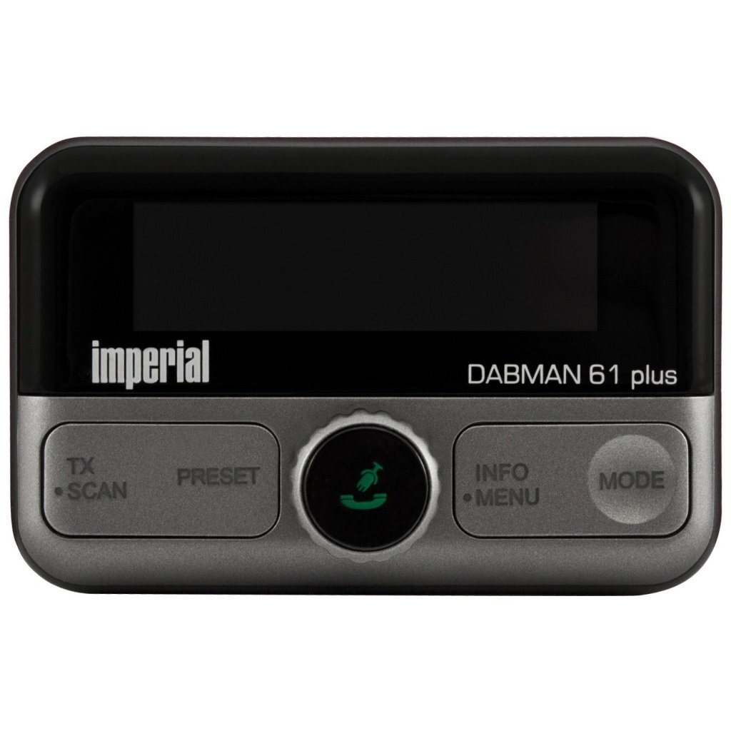 imperial dabman 61 plus zender radio adapter zwart/zilver