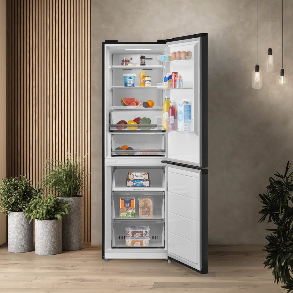 Inventum KV1850B Koelkast 216+122L Zwart