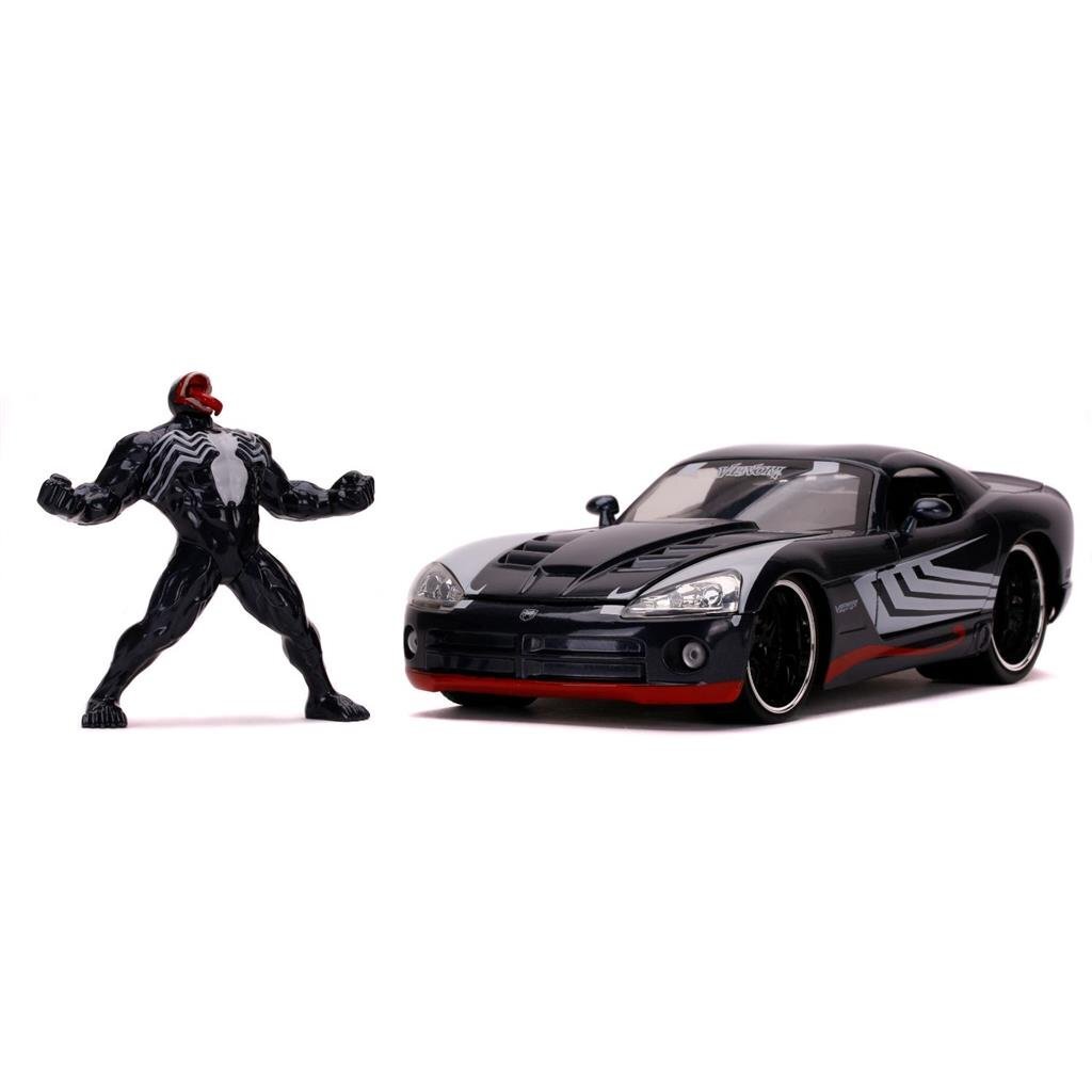 Jada Toys Spiderman Die-Cast Venom + 2008 Dodge Viper 1:24