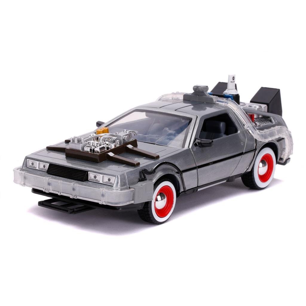 jada toys back to the future iii die-cast time machine + licht