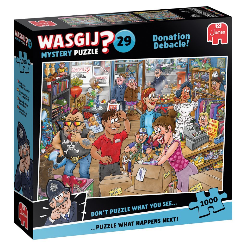 Jumbo Puzzel Wasgij Mystery Donatiedebacle! 1000 Stukjes
