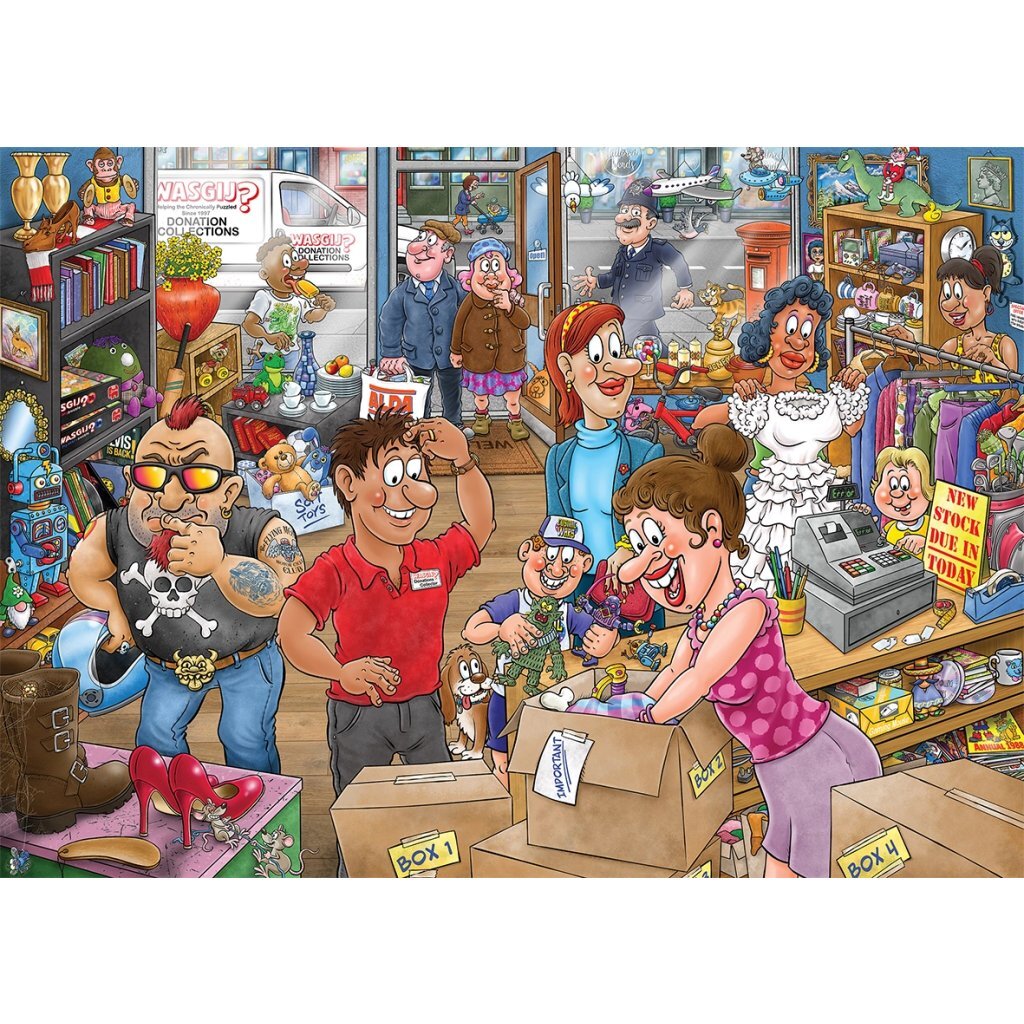 Jumbo Puzzel Wasgij Mystery Donatiedebacle! 1000 Stukjes