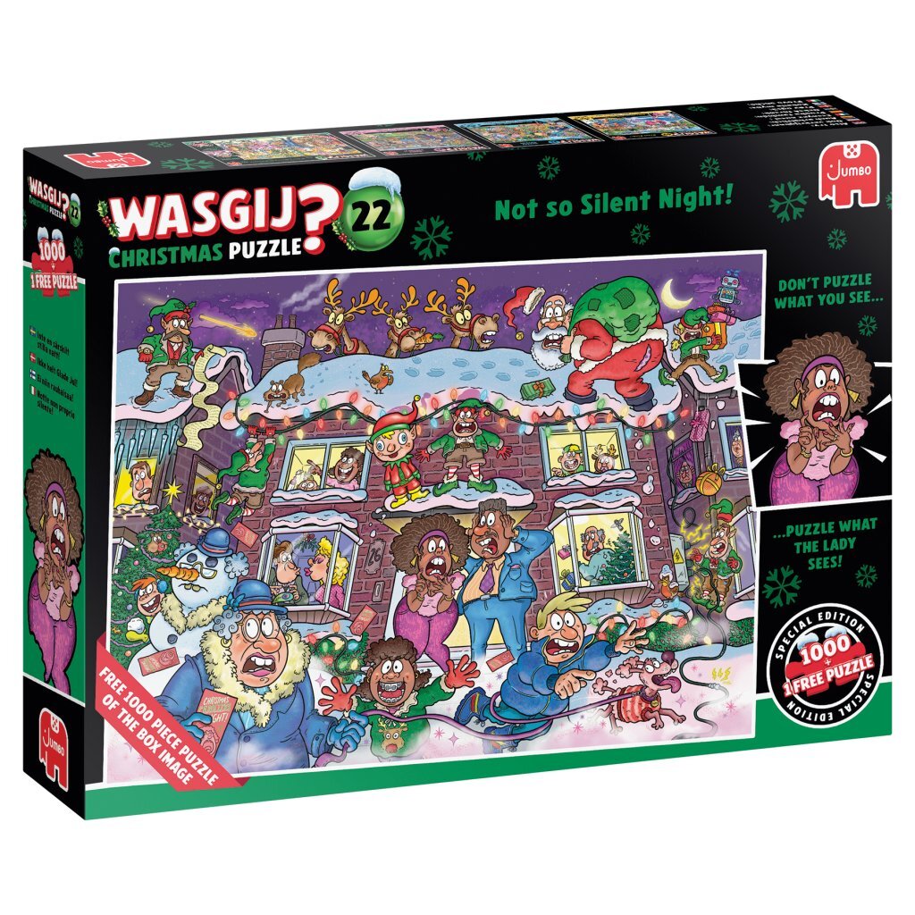 Jumbo Puzzel Wasgij Niet Zo'n Stille Nacht! 2x1000 Stukjes