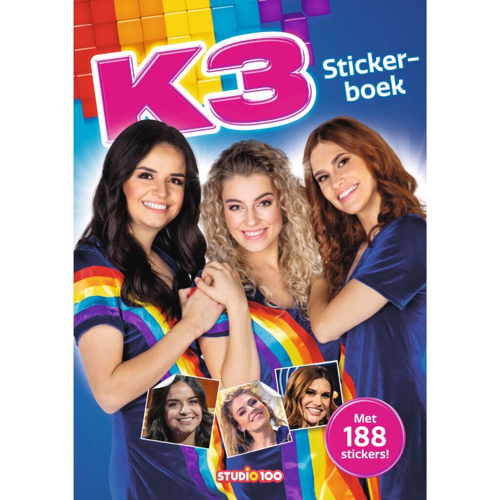 K3 Stickerboek + 188 Stickers