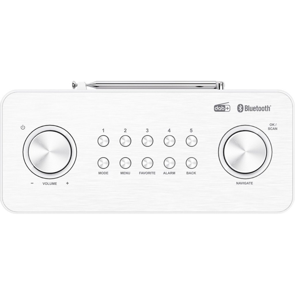 Kenwood CRST80DABW DAB+ Radio Wit