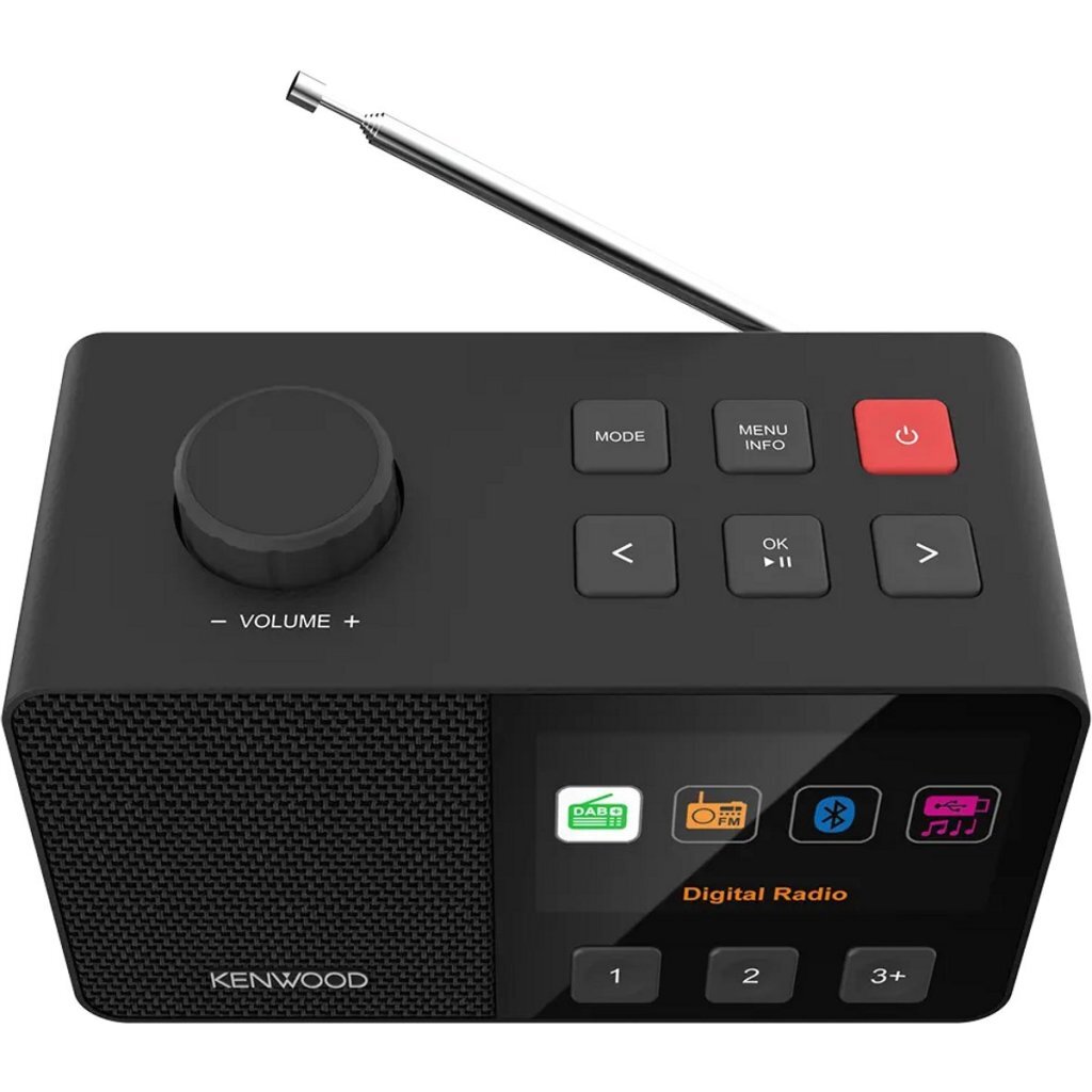 Kenwood CR-M70DAB-B Seniorenradio Zwart