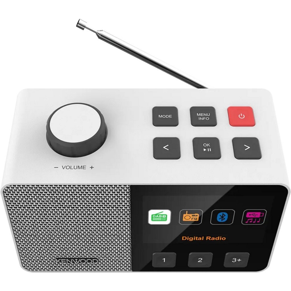 Kenwood CR-M70DAB-W Seniorenradio Wit