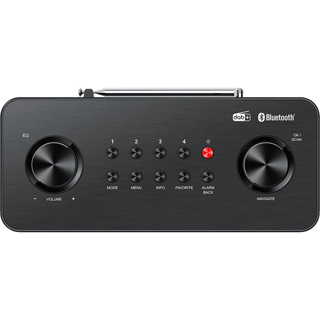 Kenwood CR-ST85DAB-B Stereo Radio met DAB+ Zwart