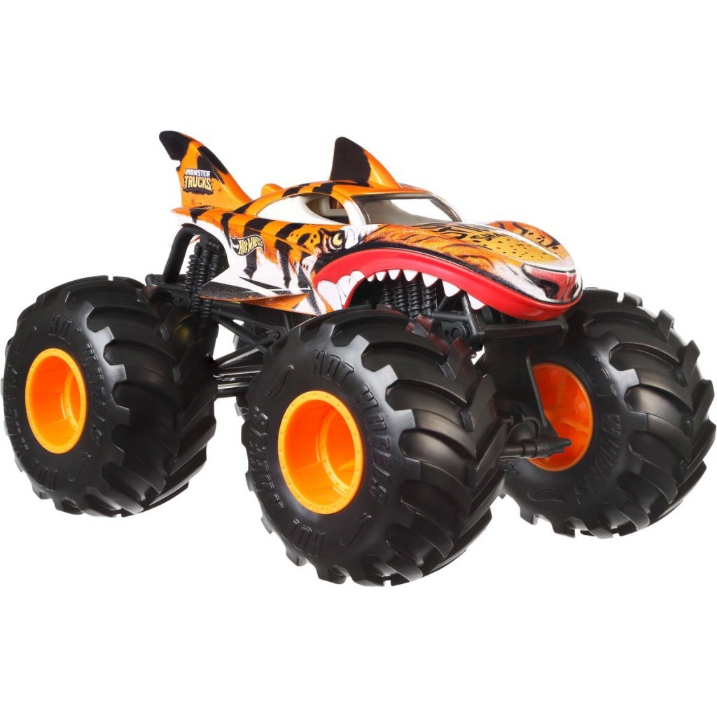 Mattel Hot Wheels Monstertrucks Tiger Shark 1:24