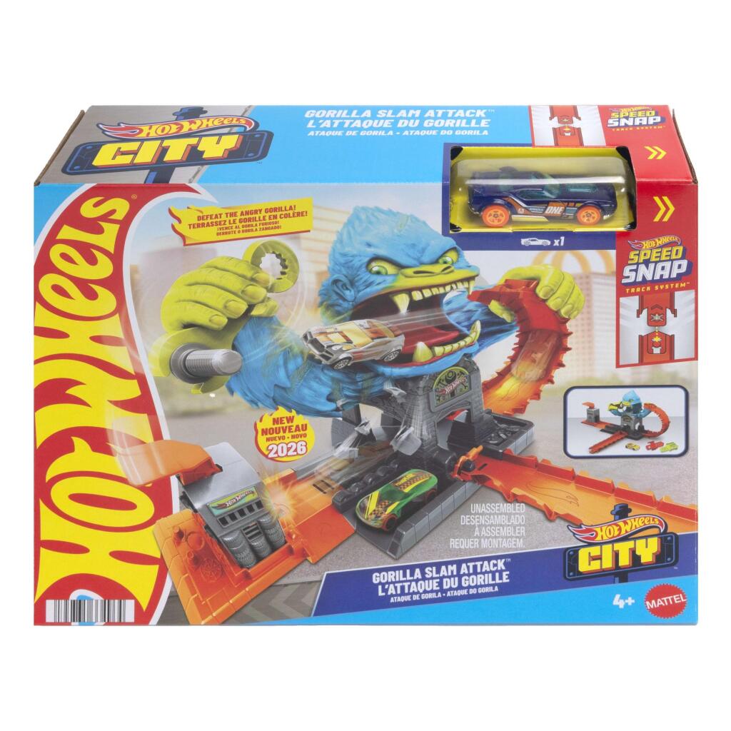 Hot Wheels City Nemesis Gorilla Auto Garage