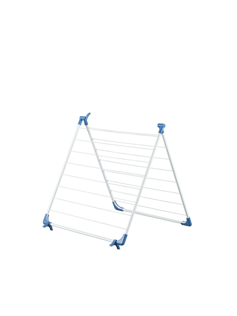 Metaltex cervino badkuipdroogrek 10 m drooglengte wit/blauw afbeelding
