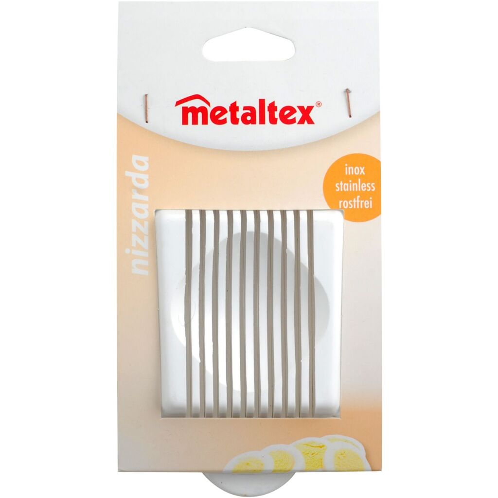 Metaltex inox eiersnijder wit