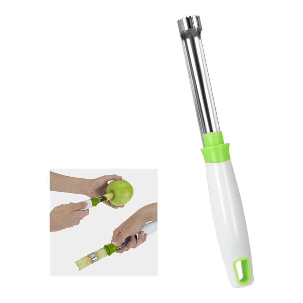 Metaltex mrs apple appelboor wit/groen/rvs