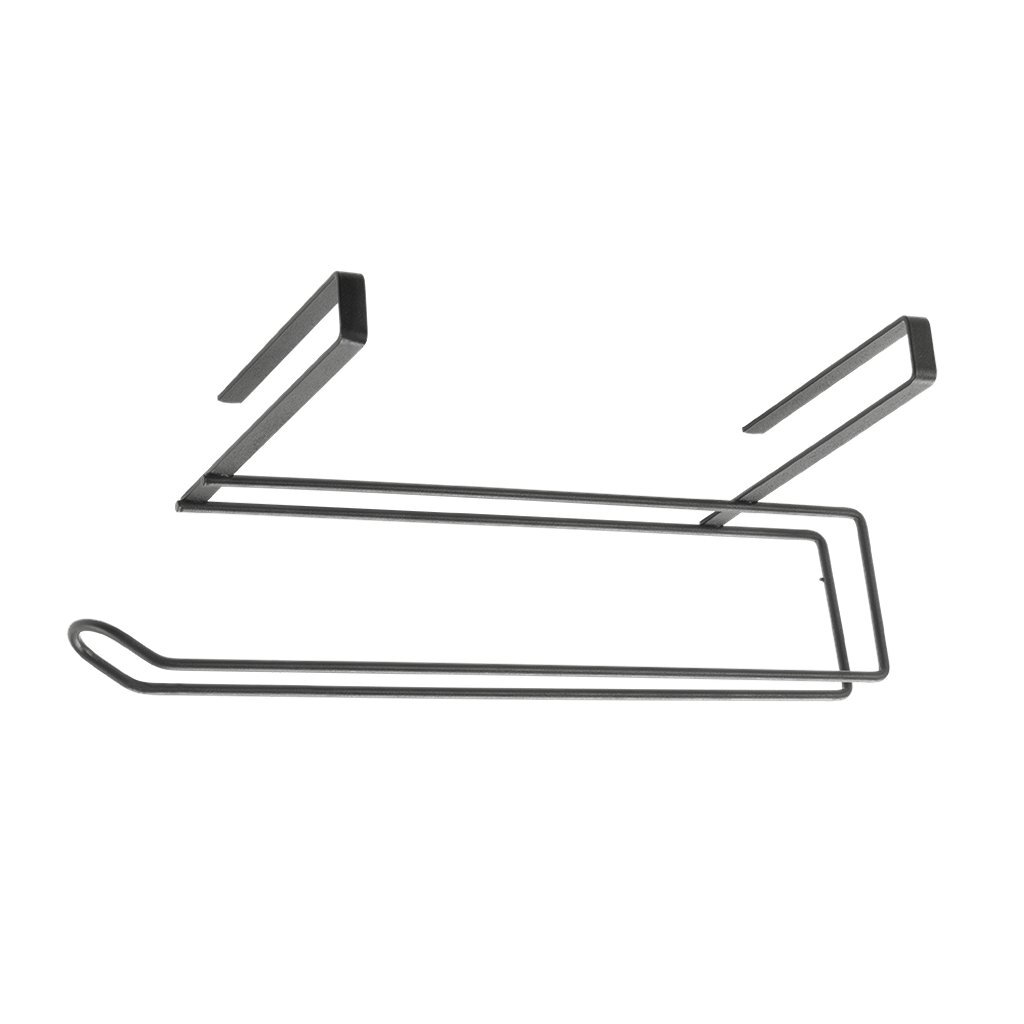 Metaltex keukenrolhouder 35x18x10 cm zwart afbeelding