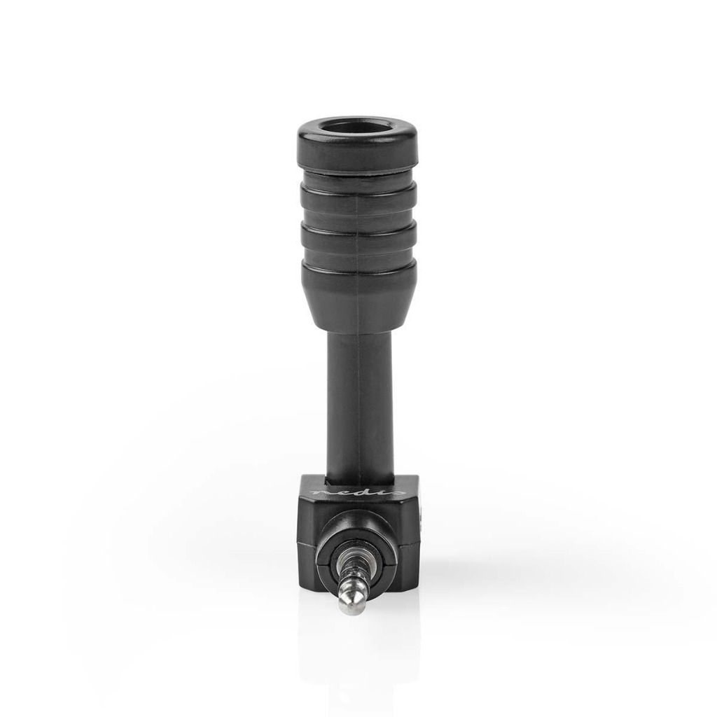Nedis micmj100bk bedrade microfoon mini plug-in 3,5 mm zwart afbeelding