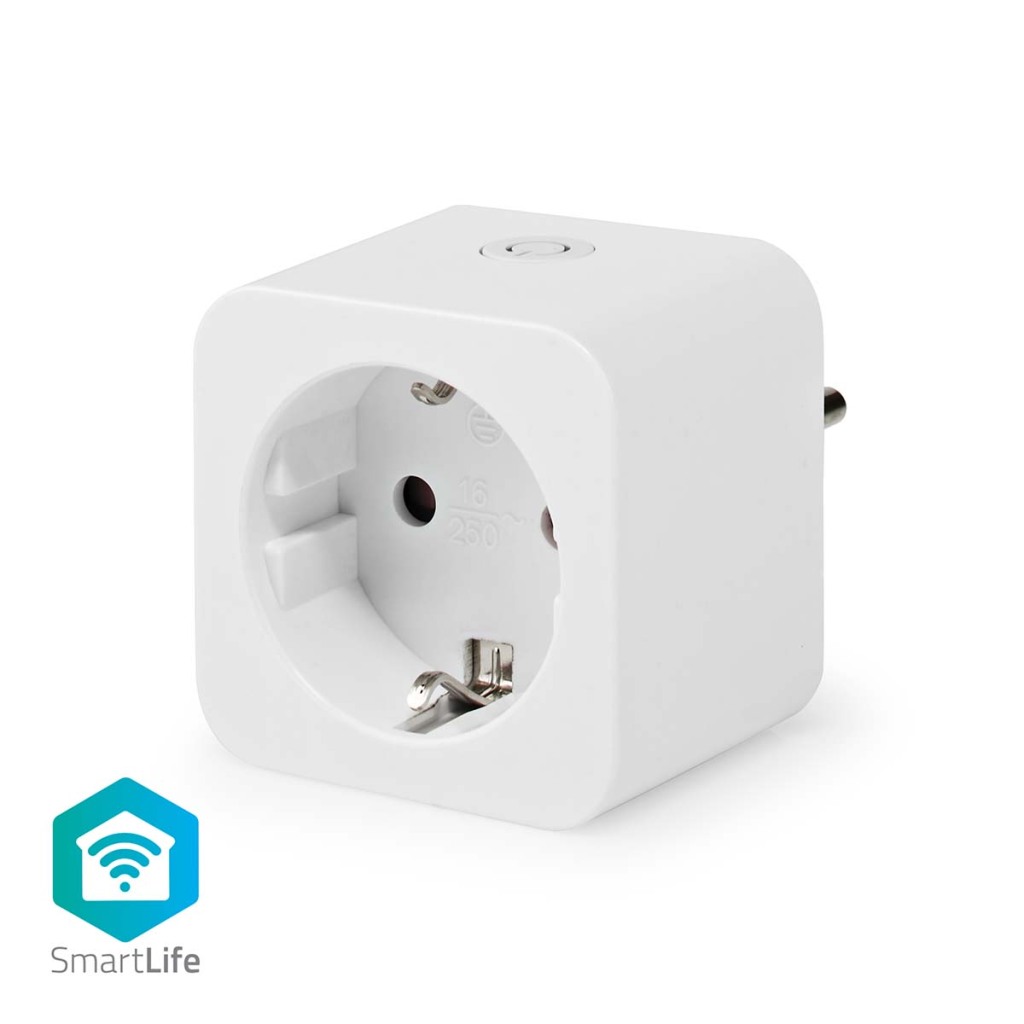 Nedis wifip131fwt smartlife smart stekker wi-fi 1 stuks 3680 w type f (cee 7/3) -10 - 45 °c android / ios wit