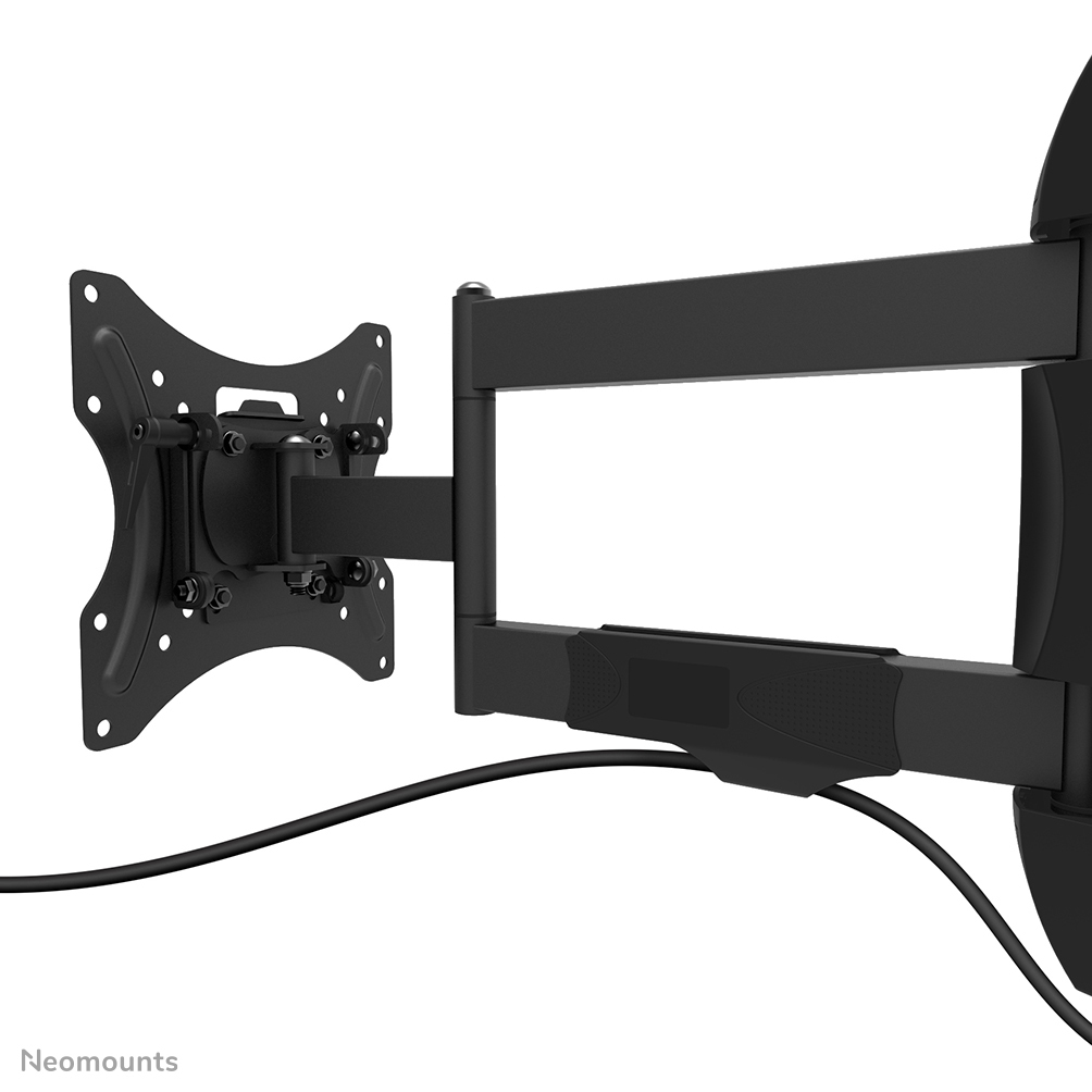 Neomounts WL40-550BL12 full Motion Wandsteun voor Schermen tot 55 Inch Zwart