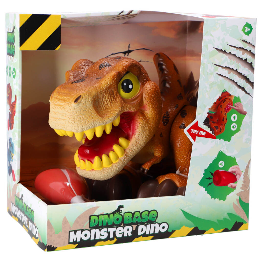Overige Merken Dinobase monster dino + licht en geluid afbeelding