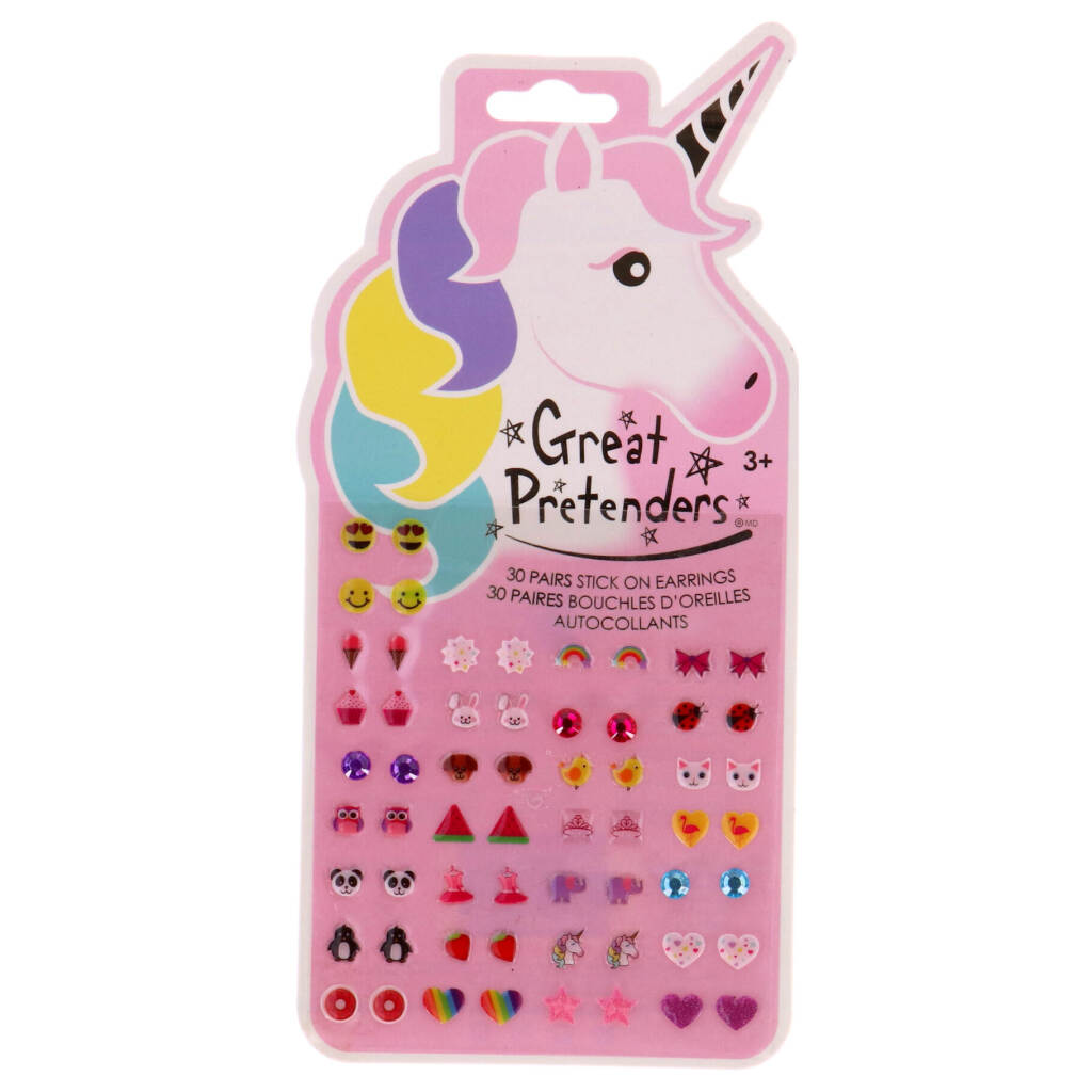 Overige Merken Unicorn oorbellen stickers