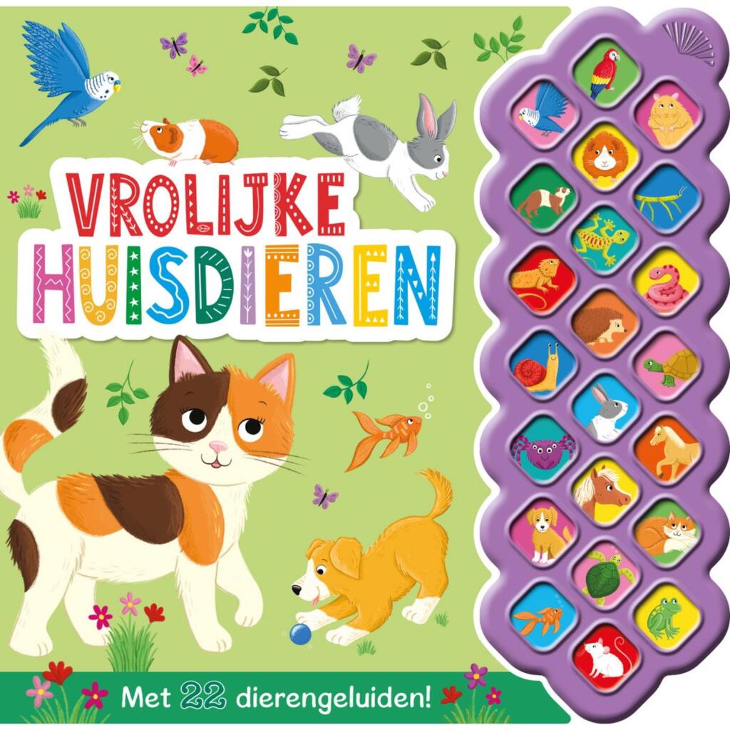 Geluidenboek Vrolijke Huisdieren