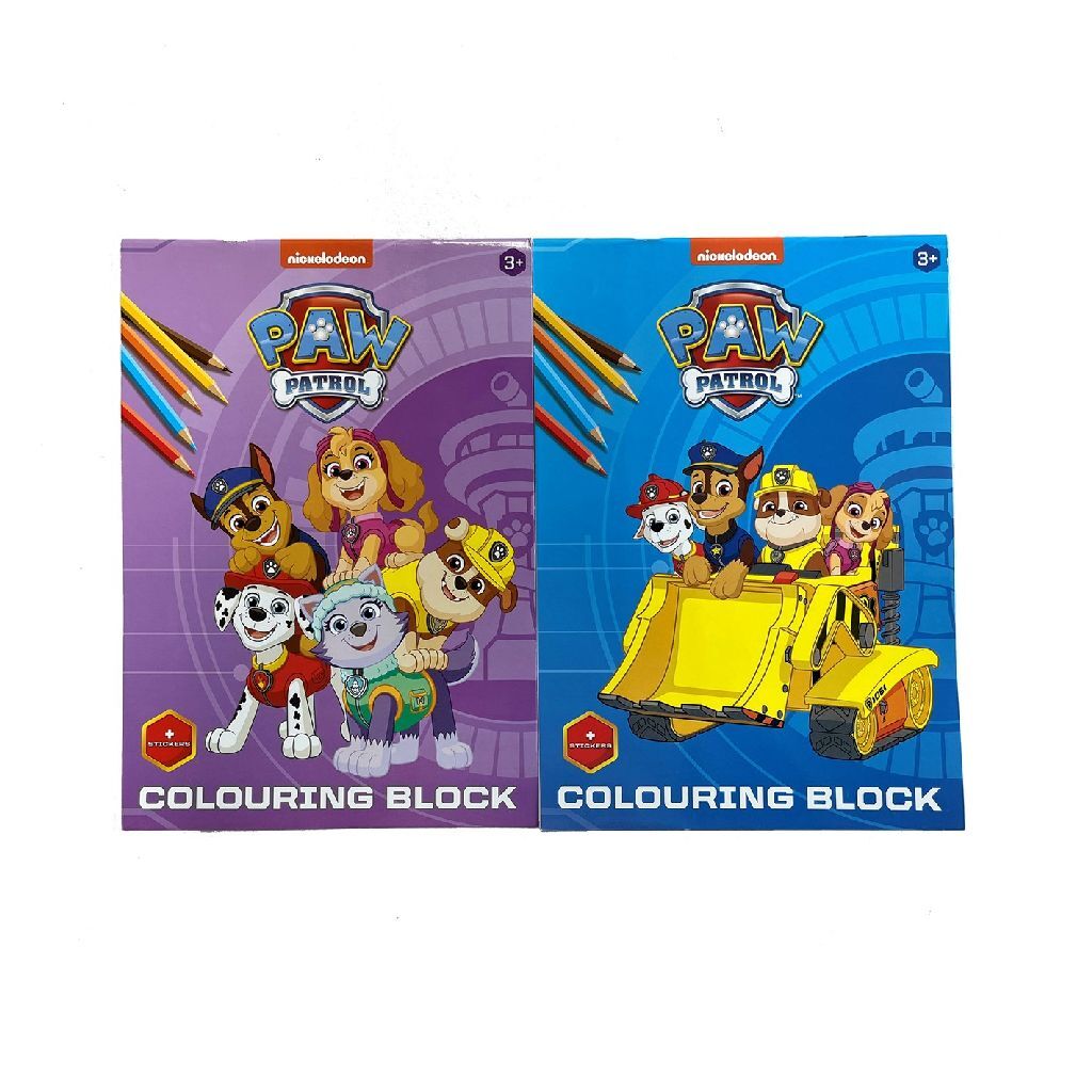 Paw Patrol a4 kleurboek + stickers afbeelding