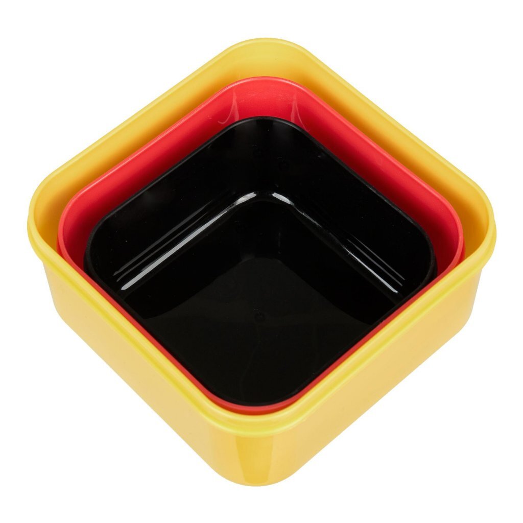 Pok&eacute;mon Snackboxen 3-delig Rood/Zwart/Geel