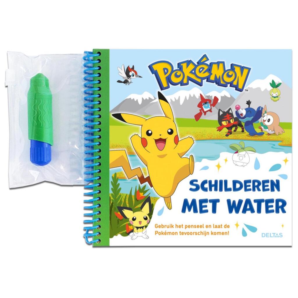 Deltas Pokémon schilderen met water deel 1 (groen)