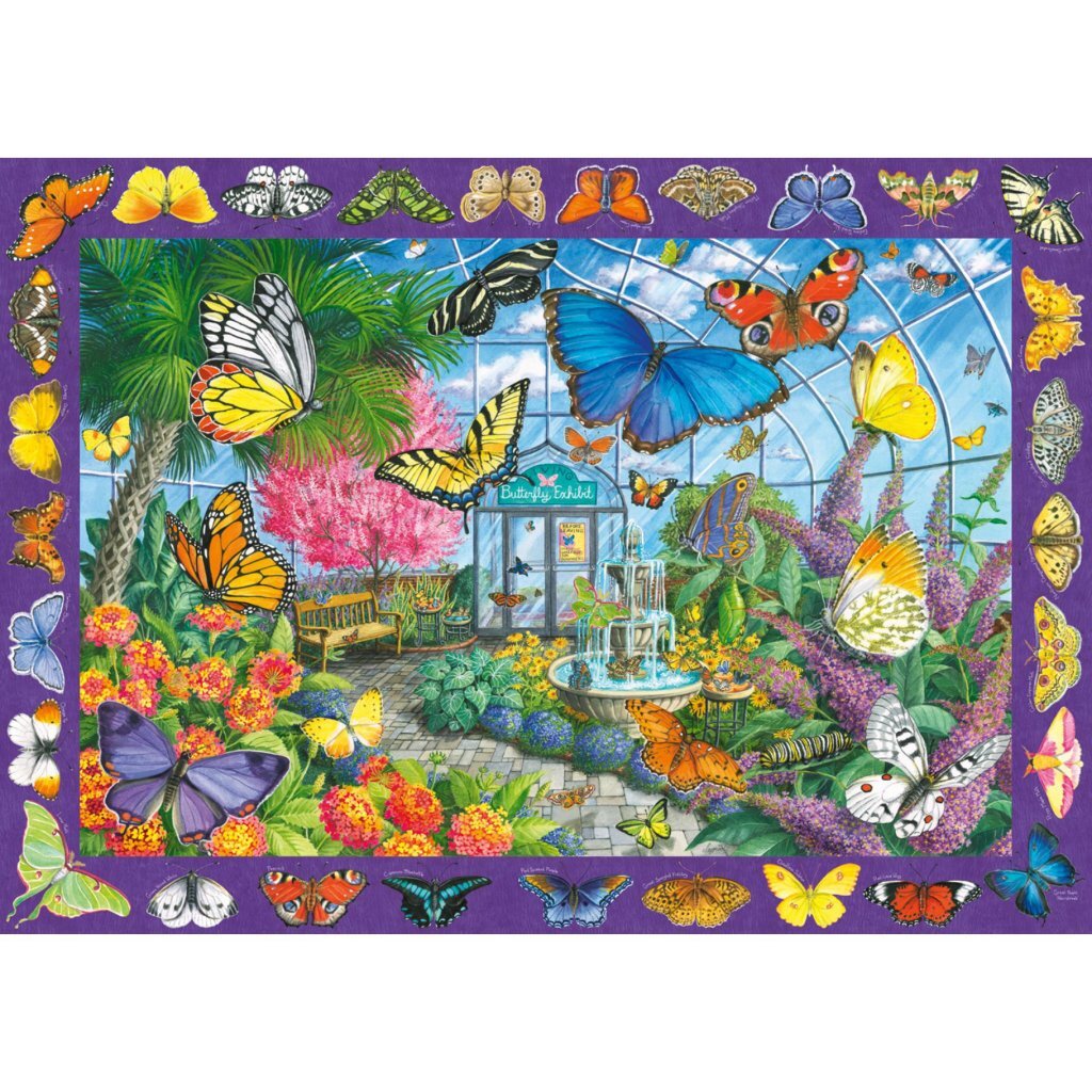Ravensburger Puzzel De Vlindertuin 500 XL Stukjes