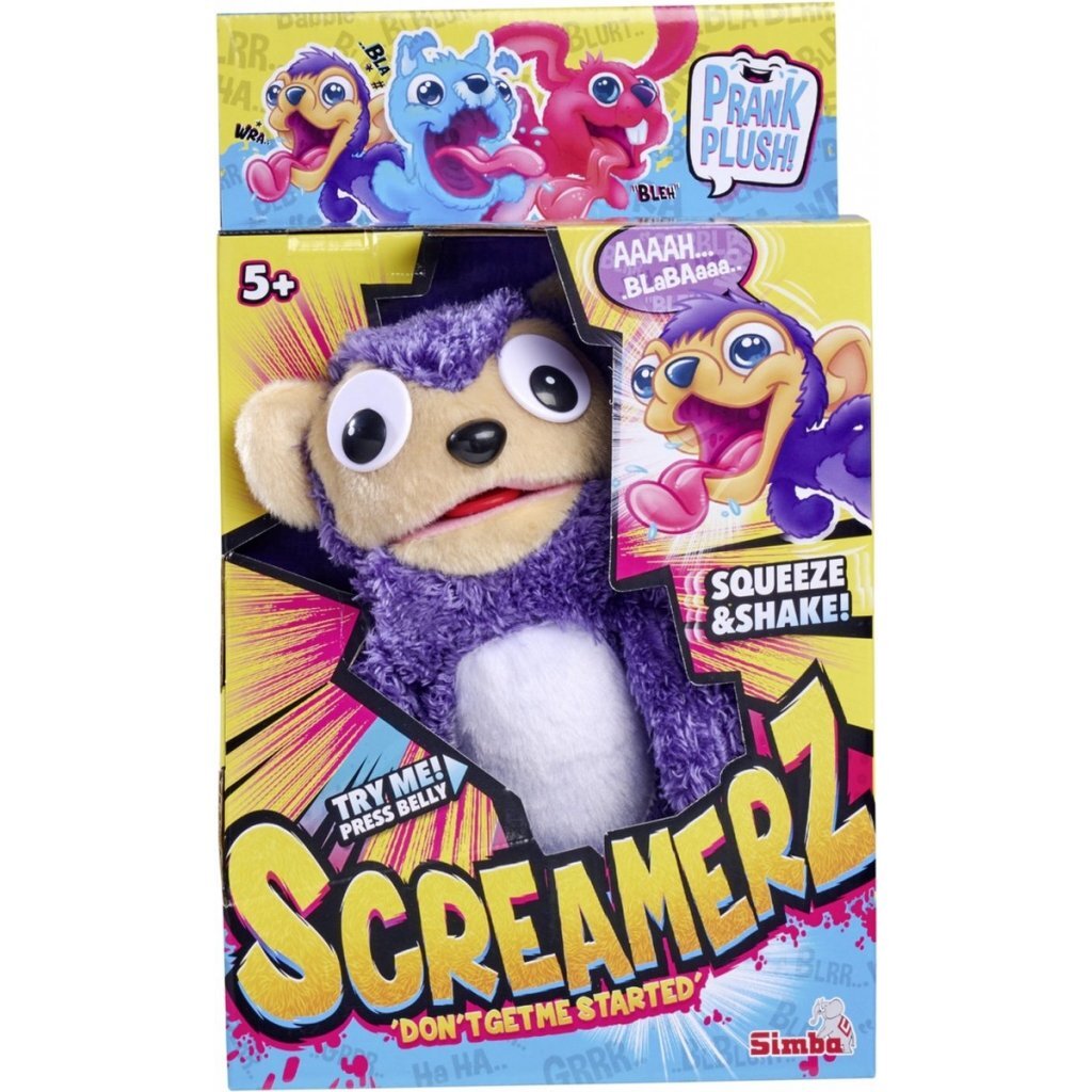 Simba Screamerz Prank Knuffel Aap + Geluid